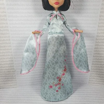 Evening C ~ Cho Chang Yule Ball Floral Satin Fits Monster High Doll Dress Gown • $4.49