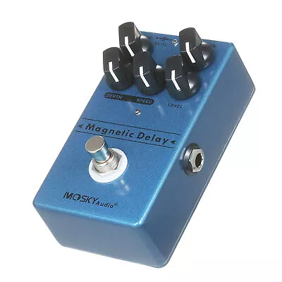 Mosky Magnetic Delay Echo Guitar Effect Pedal Time Depth Speed Regen Level N0A4 • $26.31