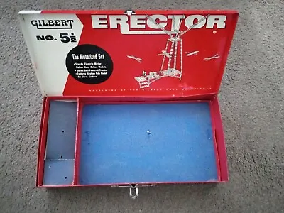 Gilbert Erector Set No. 5 1/2  The Motorized Set  Case With Packing Inserts • $30
