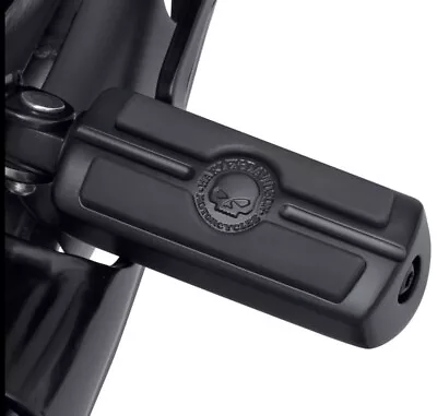 $126.52 • Buy NEW HARLEY OEM BLACK FOOT PEGS Softail Touring Dyna Sportster V Rod