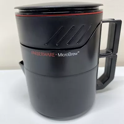 VINTAGE Farberware Microbrew Micro Brew Coffee Maker 1- 2 Fast Cups In Microwave • $12.43