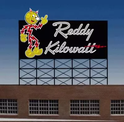 Miller Engineering 3682 N Reddy Kilowatt Animated Neon Billboard • $31.74