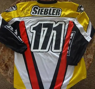 Cole Siebler  #171 Fly Racing Race Used Worn Jersey Autographed Signed • $295