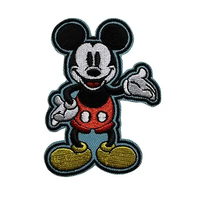 Disney Mickey Mouse Embroidered Iron On Patch - LICENSED 008-H • $6.95