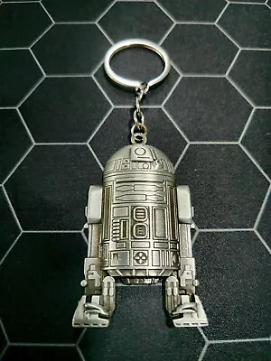 R2-d2 (silver) Star Wars Series Keychain Keyring * • $9.71