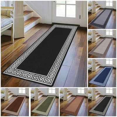£9.99 • Buy Non Slip Large Rugs Long Hallway Runner Carpet Washable Kitchen Door Floor Mats