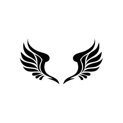 Wings Angel Super - Vinyl Decal Sticker For Wall Car IPhone IPad Laptop • £6.61