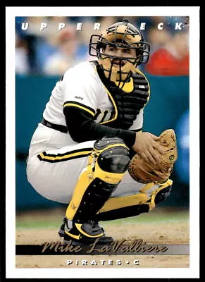 1993 Upper Deck 120 Mike LaValliere Pittsburgh Pirates Baseball Card • $1.49