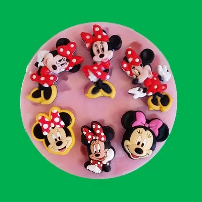 Minnie Mouse Set Silicone Mould For Cake Toppers Chocolate Clay Etc • £6.99