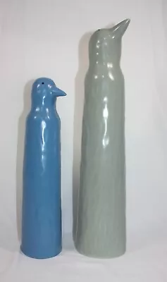 2 Large Katarina Brieditis Vintage IKEA Penguin Birds Ceramic Figures Sculptures • $85