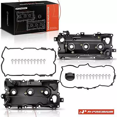 2 Left &Right Engine Valve Cover W/ Gasket For Nissan Murano Quest 09-14 V6 3.5L • $77