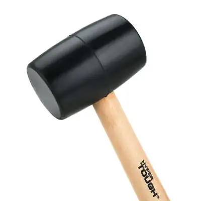 16 Ounce Rubber Mallet W Wood Durable & Lightweight  Classic Hardwood Handle NEW • $5.39