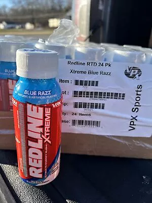 Redline Xtreme Blue Razz Energy Drink (Pack Of 24) • $135