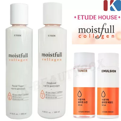 ETUDE HOUSE Moistfull Collagen Facial Toner Emulsion Moisture Skin Care NEW • $26.69