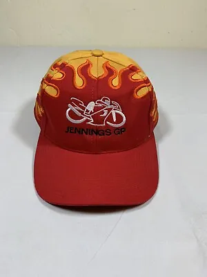 Jennings Motorcycle Moto GP Adjustable Cap Hat Red - New • $8.95