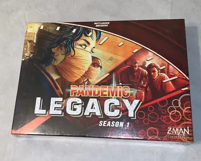 NEW Pandemic Legacy Season 1 Z-Man Games Red Edition Board Game SEALED • $59.96