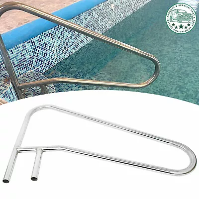 $150 • Buy 304 Stainless Steel Inground Swimming Pool Hand Rail Rustproof Stair Ladder