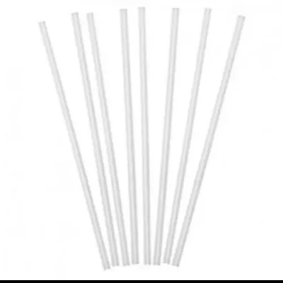 1000 Straight Sip Slim Straws Clear  Cocktail Straw Drinking Bar Pub Party • £4.50