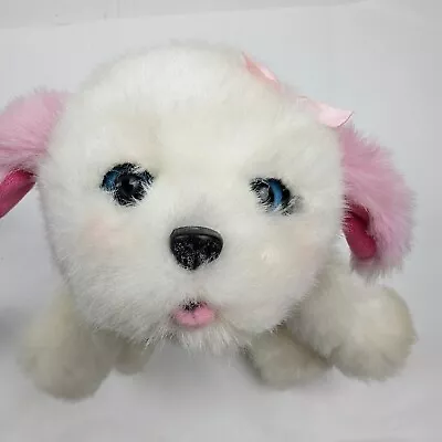 Little Live Pets Tiara Interactive Sounds Dog White Pink Puppy Princess TESTED • $29.99