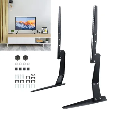 $29.95 • Buy Universal Table Top TV Stand Leg Mount Holder Bracket For 22-65 Inch LED LCD New