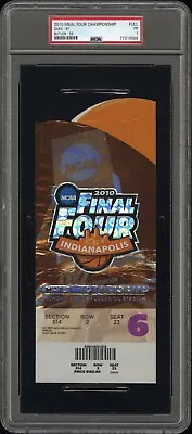 2010 Final Four Ticket Stub Psa 1 Duke Butler Coach K National Championship • $206.24