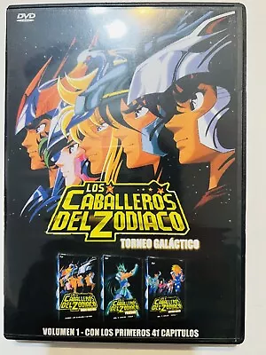 Los Caballeros Del Zodiaco TORNEO GALACTICO DVD Vol 1 41 CAPITULOS Español Latin • $14.99