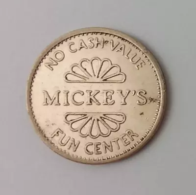 Mickey's Fun Center Arcade Game Token 24mm • $9.95