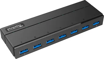 Plugable 7 Port USB 3.0 Hub With 36W Power Adapter • $39.95