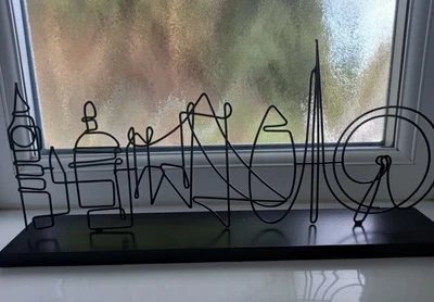 £17.60 • Buy Next Black Wire London Skyline Ornament Home Decor Landmark Sculpture Plaque £32