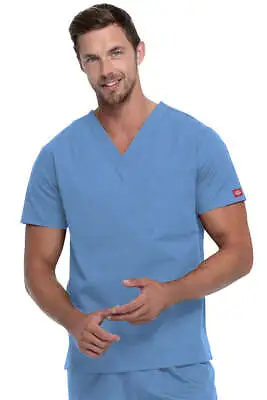 Clearance Sale!! Dickies EDS Signature 83706 Unisex V-Neck Medical Scrub Top • $15.99