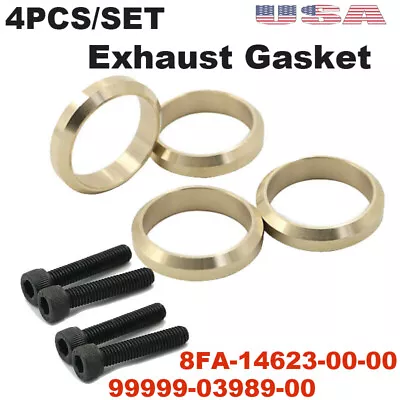 Exhaust Gasket Donut Set For Racing Yamaha Snowmobile FX Apex Attak RX-1 LTX US • $20.48