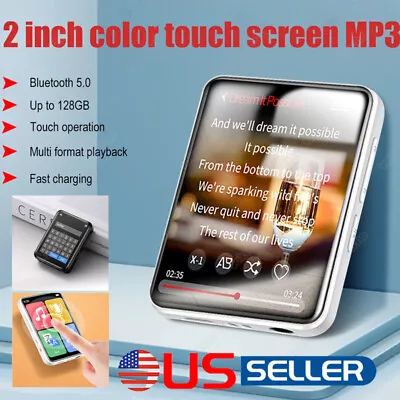 Bluetooth MP3 Touch Screen Sport Lossless HIFI Music FM Radio MP4 Music Player.. • $19.88