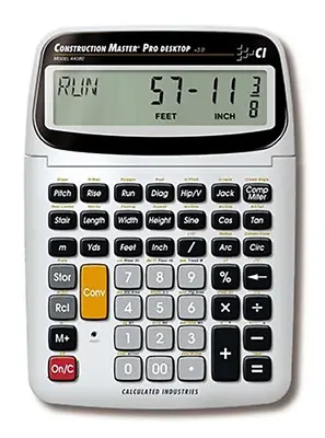 Calculated Industries 44080 Construction Master Pro-Desktop Advanced Math With • $55.89