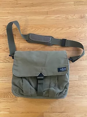 STM Australia Scout Messenger 15  Laptop Bag Olive Green Shoulder Strap Pouch • $19.99