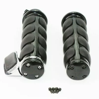 Motorcycle 1  Handlebar End Hand Grips For Yamaha V Star 650 1100 Custom Classic • $32.54