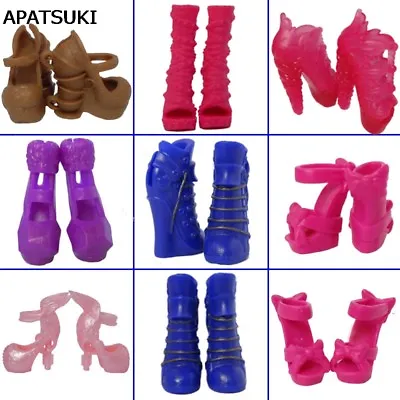 5pairs Fashion High Heel Shoes For Monster Demon Doll Sandals For Monster Doll • $5.03