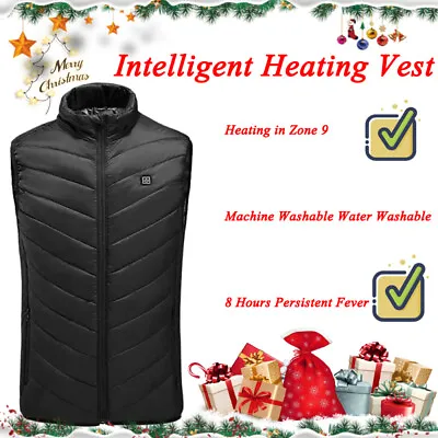 New Cold Resistant Electric Vest Charging Self Heating Three Speed Adjustment • £26.51