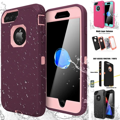 $9.99 • Buy Shockproof Case Cover For Apple IPhone 6 6s 7 8 Plus SE 2nd Heavy Duty Case