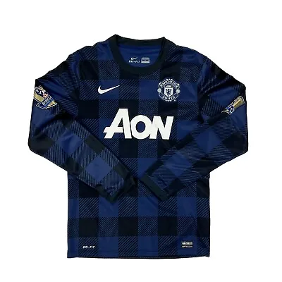 $85 • Buy Nike Manchester United Barclays Premier League Wayne Rooney Long Sleeve Jersey S
