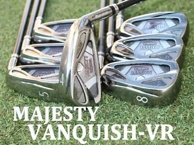 MARUMAN MAJESTY VANQUISH-VR Iron Set 4-PW 7pc R-flex Men Golf Club RH Luxury • £454.72