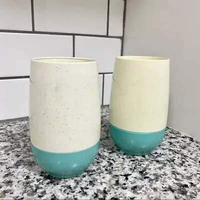 $15 • Buy Set Of 2 Vacron Bopp Decker Vacuum Tumblers Blue