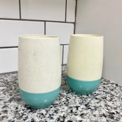 $15 • Buy Set Of 2 Vacron Bopp Decker Vacuum Tumblers Blue