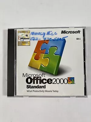 Microsoft Office 2000 Standard Disc Upgrade With Product Key • $15.72