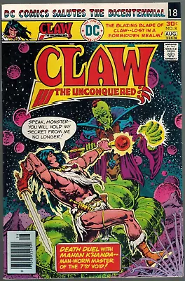 Claw The Unconquered #8  Master Of The Seventh Void  1976 VF- DC Comic • $3.95