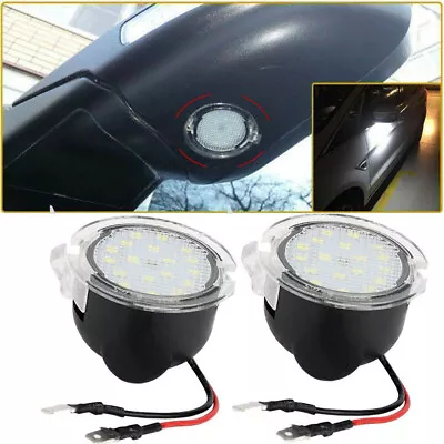 White 18-LED Side View Under Mirror Puddle Light For Ford F150 2007-19 Brightest • $10.99