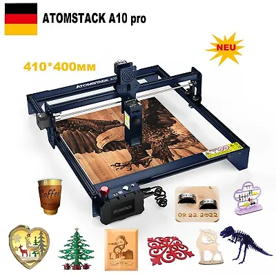 ATOMSTACK A10 Pro Engraving Cutter Machine 410x400mm 50W Offline-Laser Engraver • £391.19