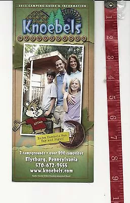 Vintage 2011 Knoebels Amusement Park Camping Brochure Elysburg Pa. • $8