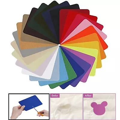 Iron On Patches Clothing Repair Fabric Patches Iron Self-Adhesive Decorating Kit • $6.99