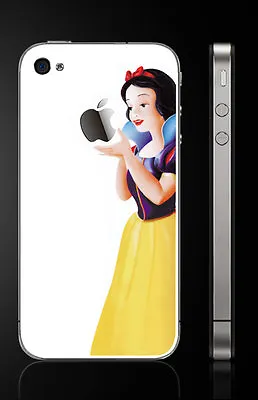 SNOW WHITE Vinyl Sticker Full-body Decal Skin For Apple IPhone 5/5s [White] • £1.99