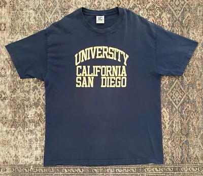 Vintage 90s TLC Sportswear UCSD University California San Diego T Shirt XL  • $29.95